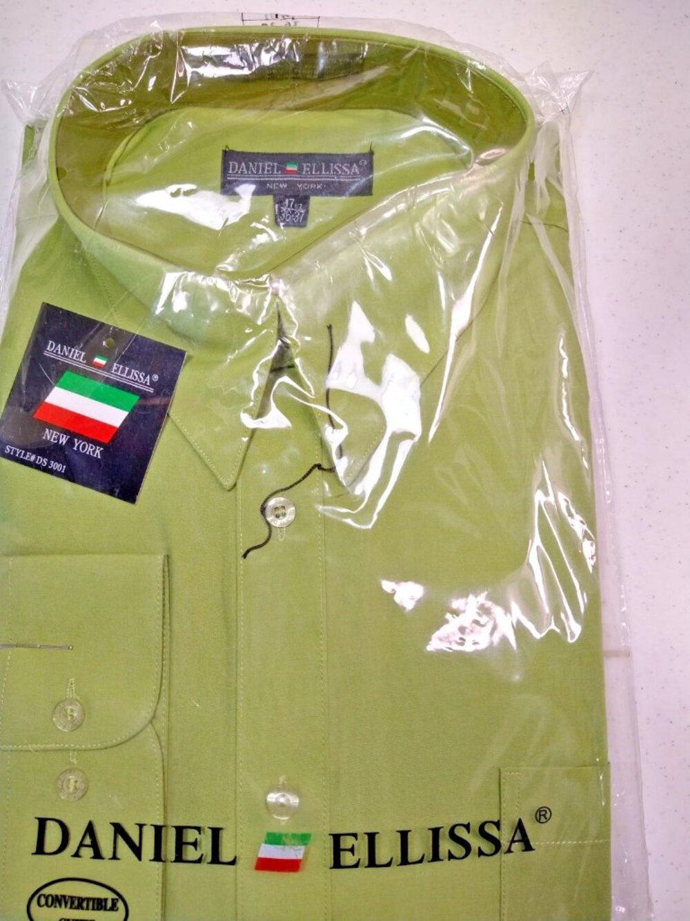 Mens Dress Shirt Daniel Ellissa New York 36-37 Brand New